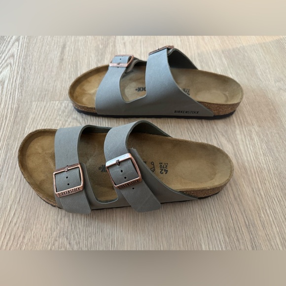 NWT Birkenstock Arizona Birkibuk Color Stone - Picture 4 of 6